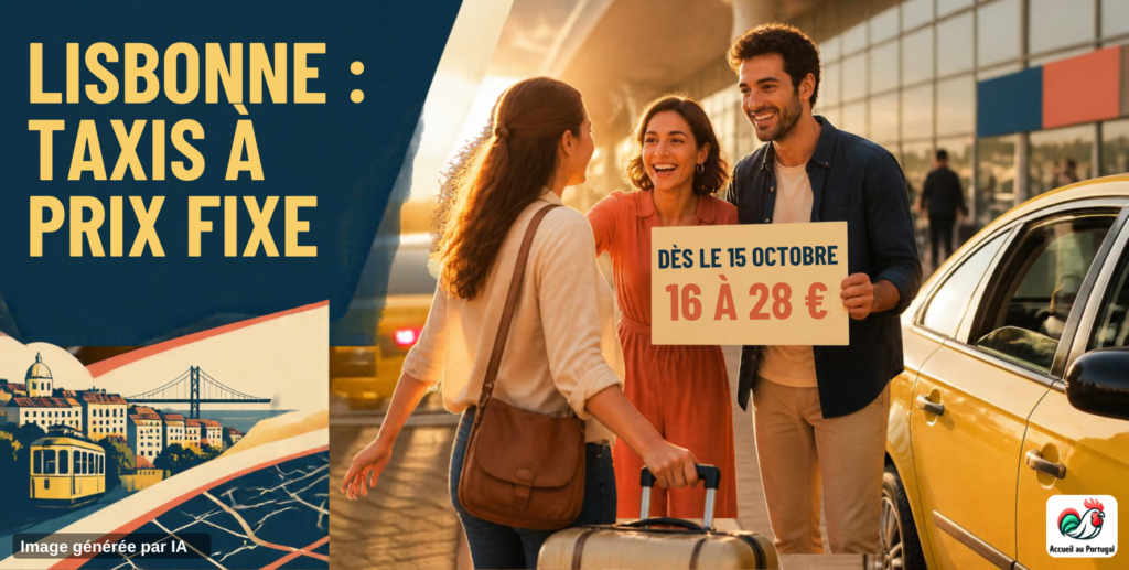 Aéroport de Lisbonne : des taxis à prix fixe à partir du 15 octobre