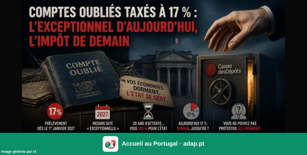 Comptes oubliés taxés à 17 % : l'exceptionnel d'aujourd'hui, l'impôt de demain